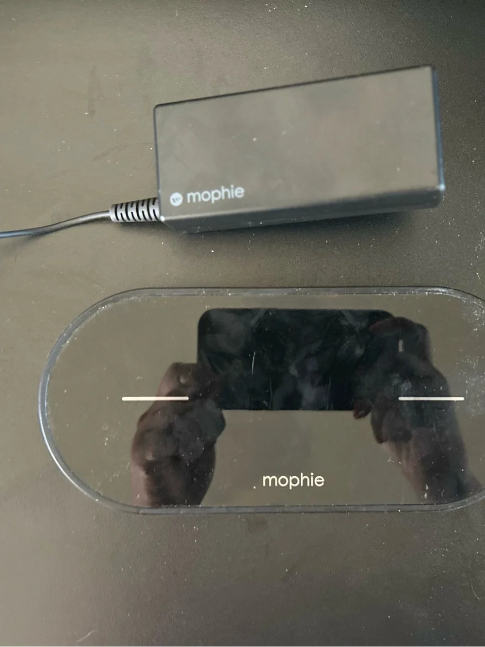 Mophie Black Dual Wireless Charging Pad